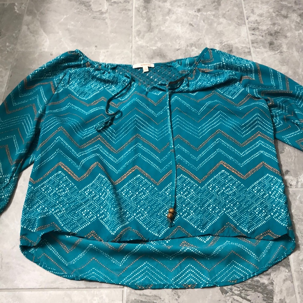 A chevron blouse. Never worn!!